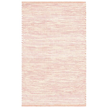 Safavieh 2 x 3 ft. Montauk Contemporary Flat Weave Rectangle Rug Red & Ivory MTK703Q-2